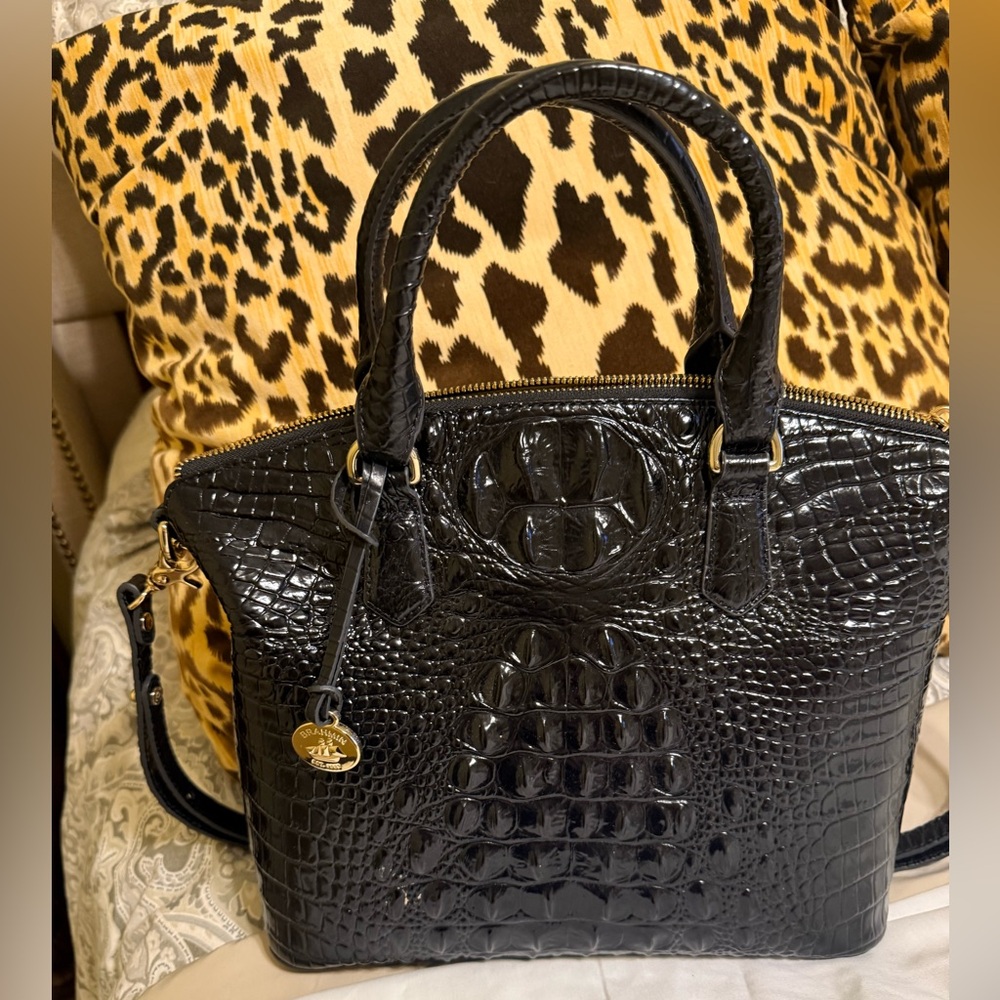 Brahmin Duxbury satchel! Medium size Black!